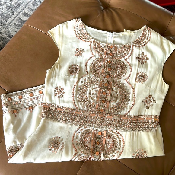 Renzo + Kai Silk Embellished Dress - Picture 2 of 12